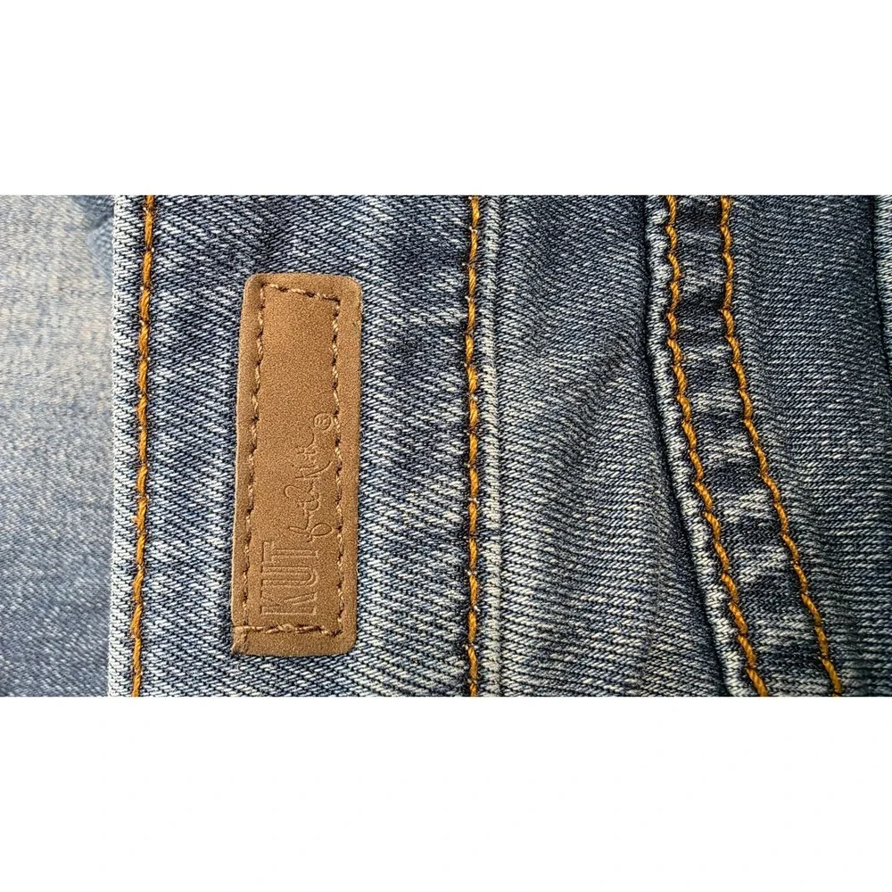 KUT from the Kloth Natalie High Rise Bootcut Petite Jeans Blue Denim 2P